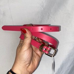 J Crew Pink Belt